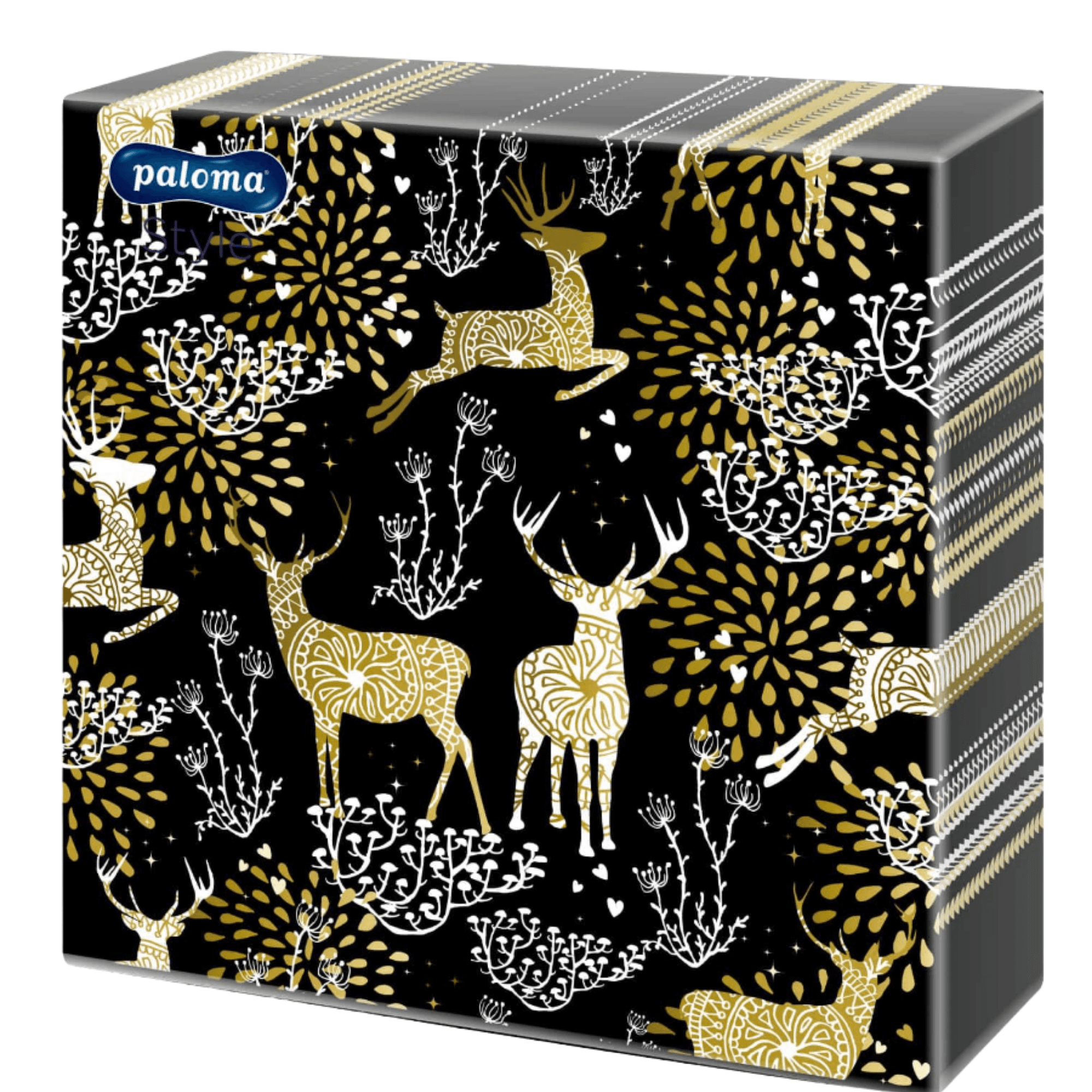 Christmas Napkins – Reindeer Design 3-Ply 33 × 33 cm (20 Pack)