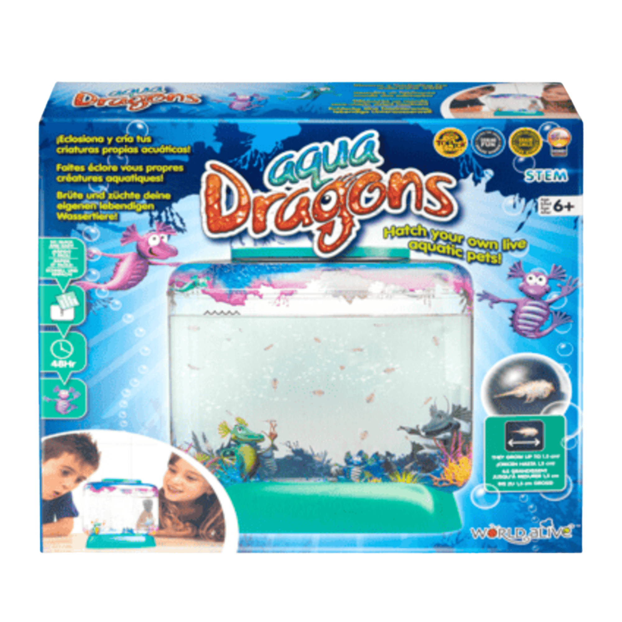 Aqua Dragons Underwater World Set – Hatch and Grow Live Aquatic Pets