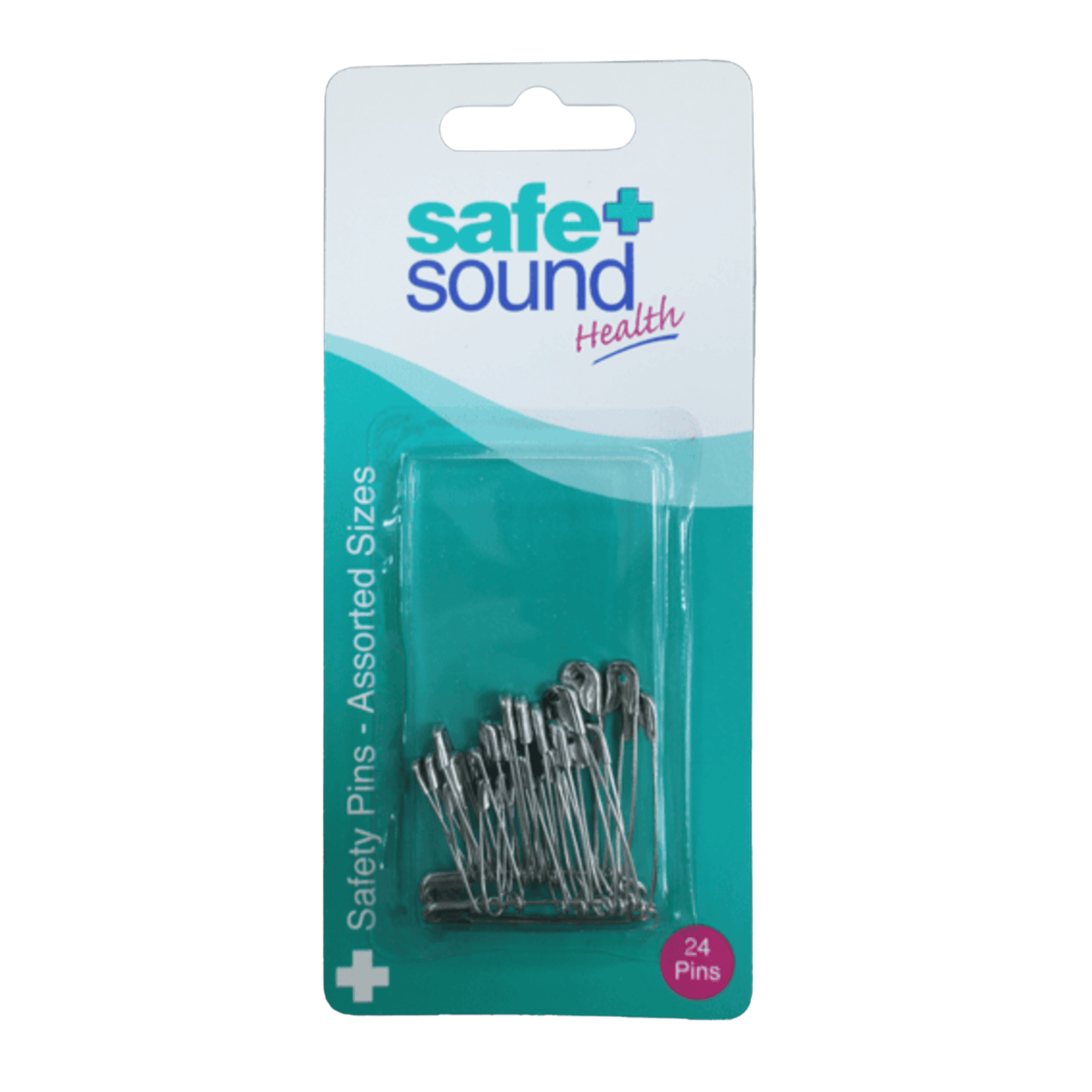 Safe & Sound Nickel Safety Pins 24's