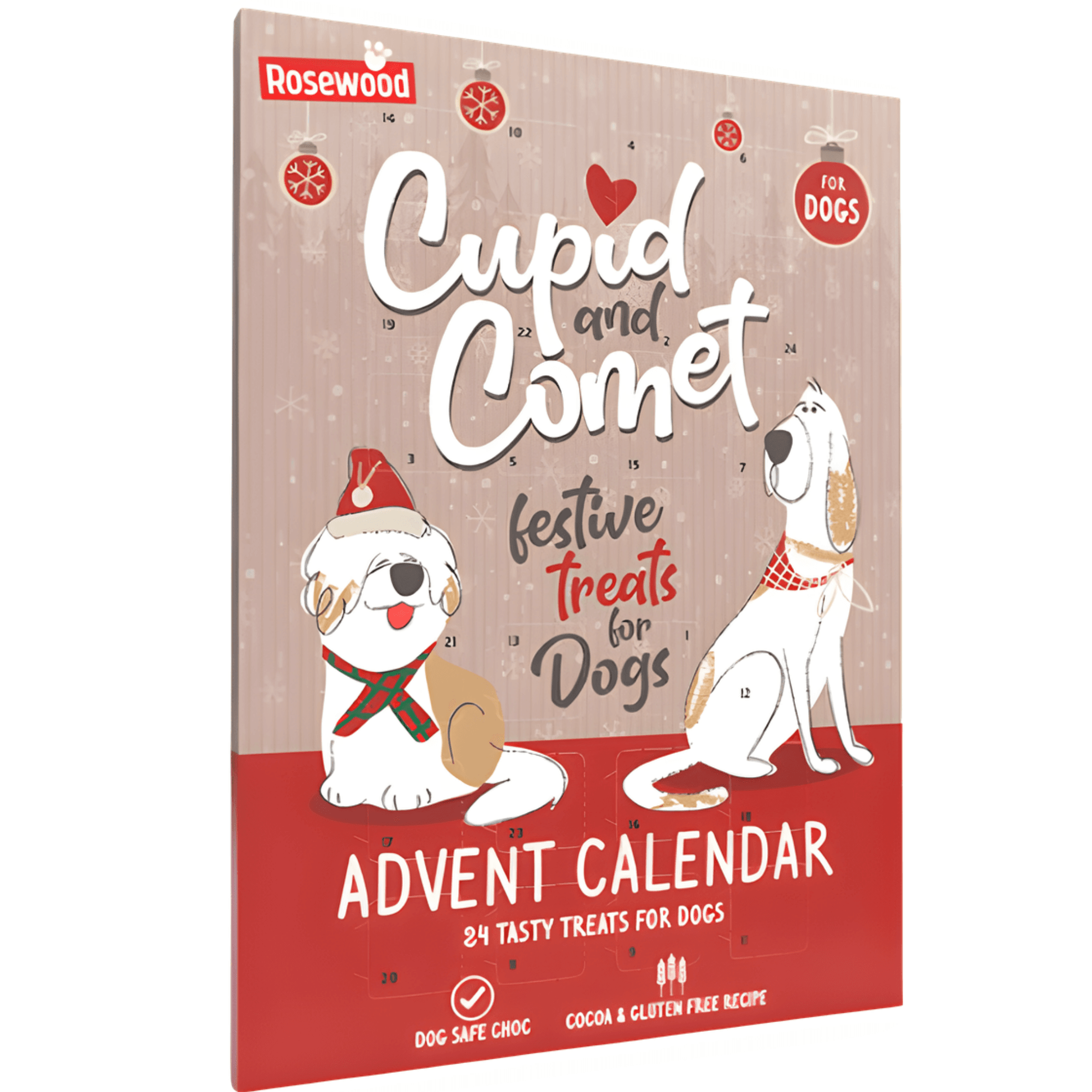 Cupid & Comet 12 Days of Christmas Countdown for Dogs