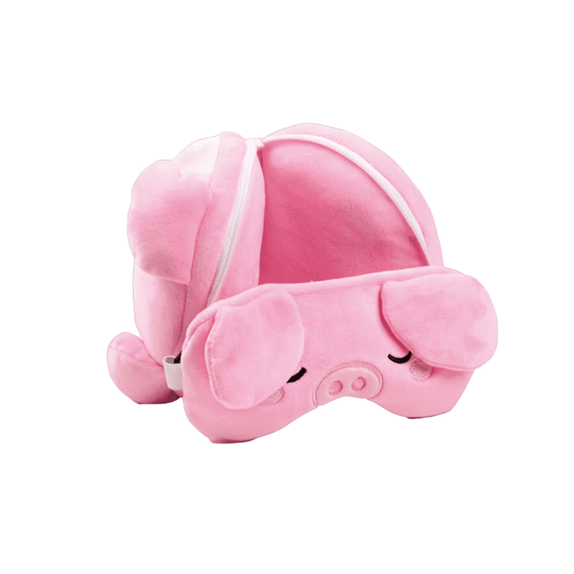 Oliver the Pig Plush Travel Pillow & Eye Mask Set