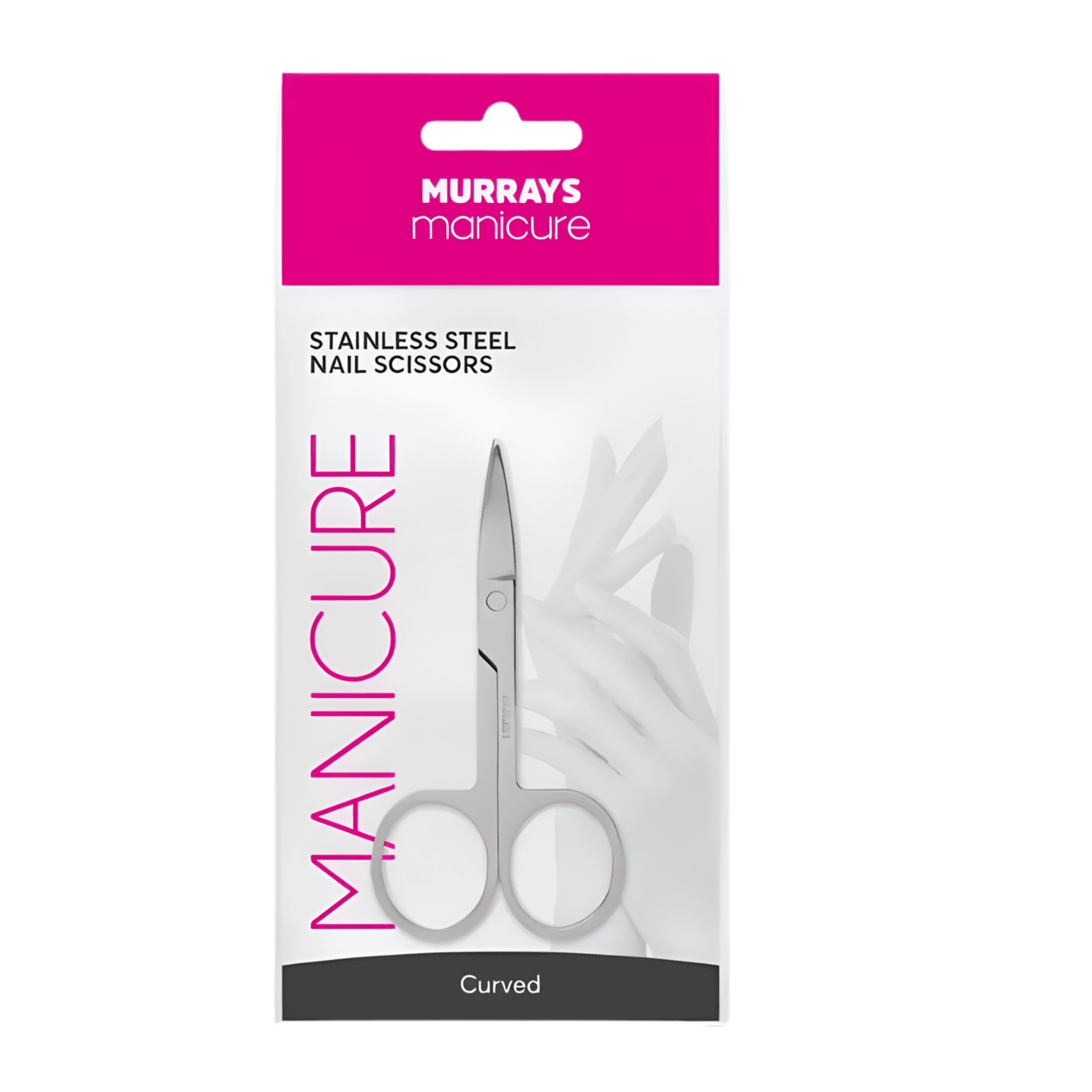 Murrays Stainless Steel Nail Scissor - Curved