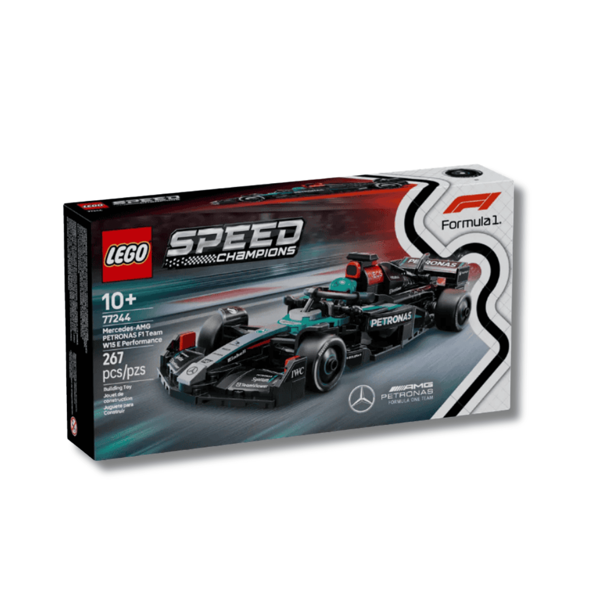 LEGO Speed Champions – Mercedes-AMG F1 W15 Race Car (267 Pieces)
