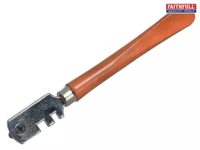 6-Wheel Glasscutter Tungsten Carbide Wood Handle