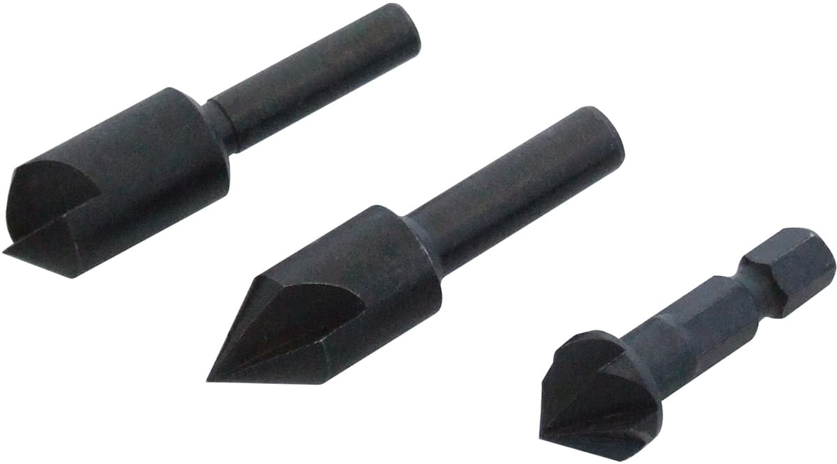 3pc Countersink Bit Set
