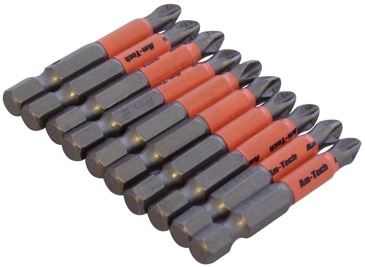 10pc 50mm Non-Slip Bits