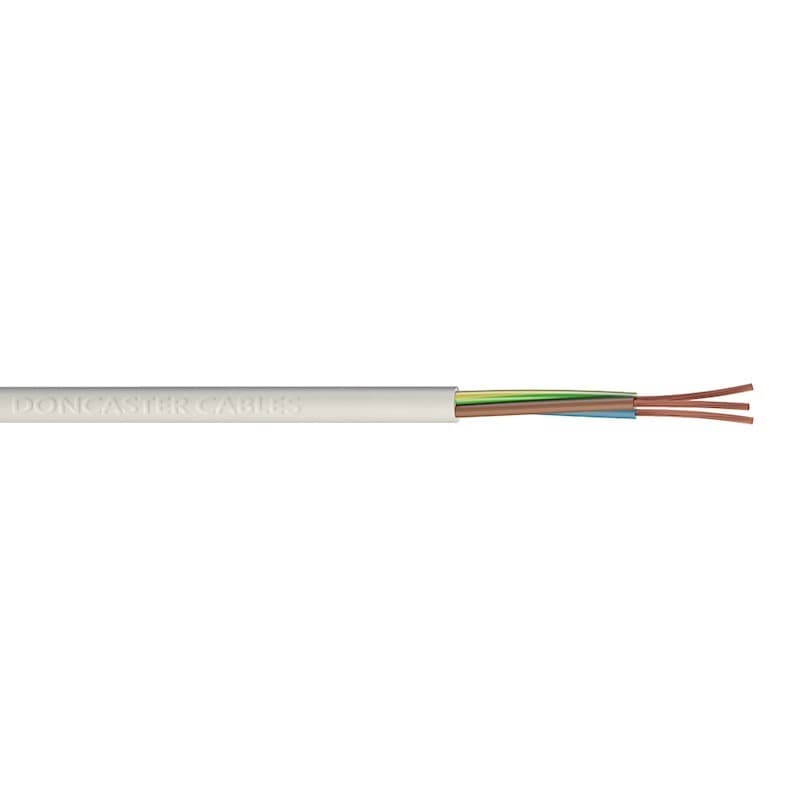 Cable Round White 1.5mm 3-Core