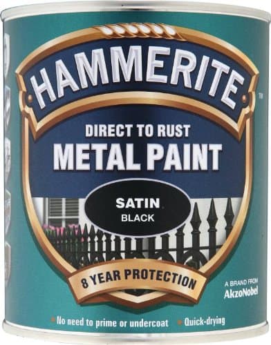 Metal Paint Satin Black