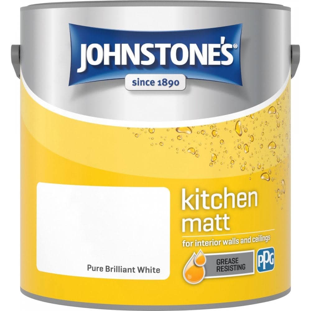 Kitchen Matt Emulsion 2.5 Litre Pure Brilliant White